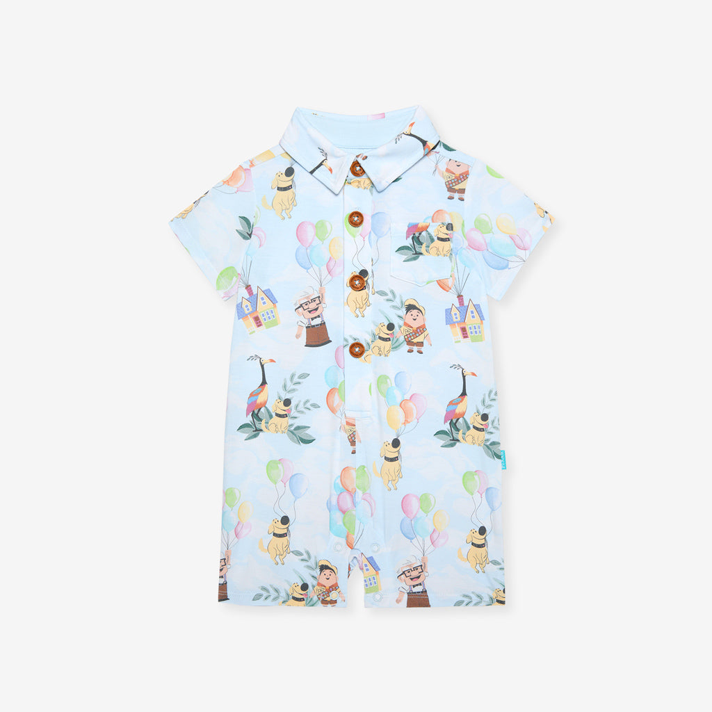 Disney Pixar’s Up Collared Henley Shortall