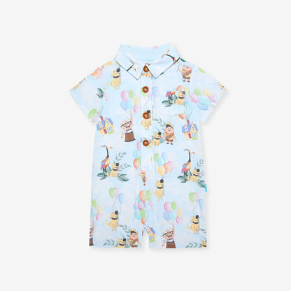 Disney Pixar’s Up Collared Henley Shortall