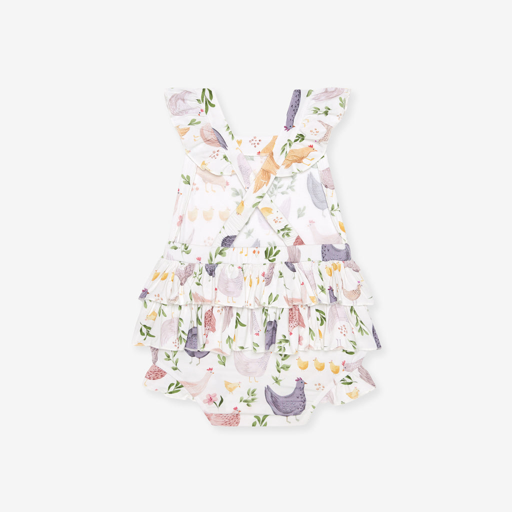 Jo Ruffled Strap Bubble Romper