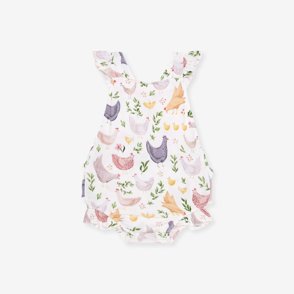 Jo Ruffled Strap Bubble Romper