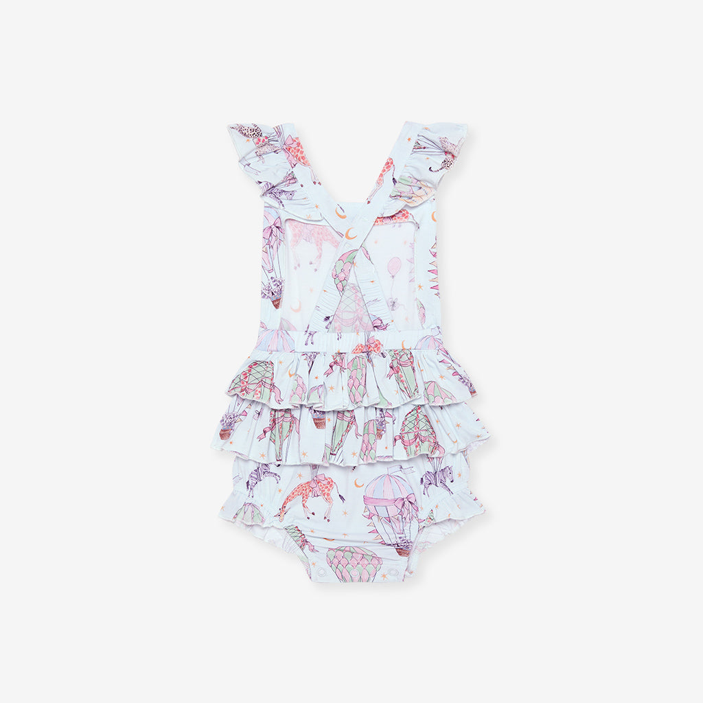 Seraphina Ruffled Strap Bubble Romper