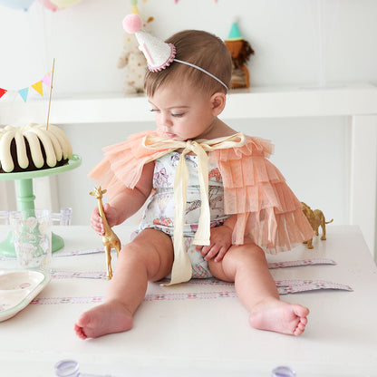 Seraphina Ruffled Strap Bubble Romper