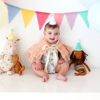 Seraphina Ruffled Strap Bubble Romper