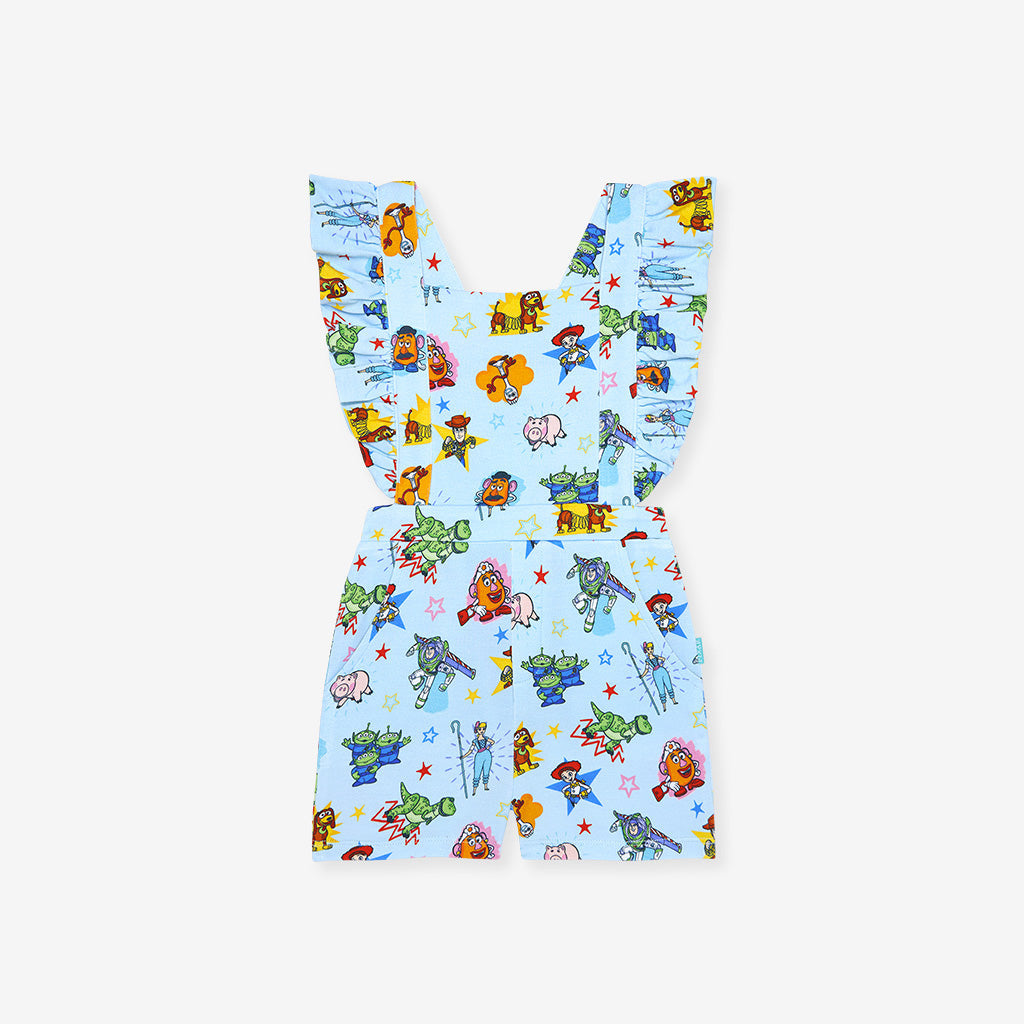 Disney Toy Story Time French Terry Short Overalls