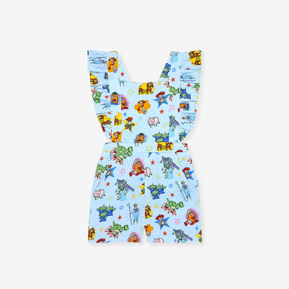 Disney Toy Story Time French Terry Short Overalls