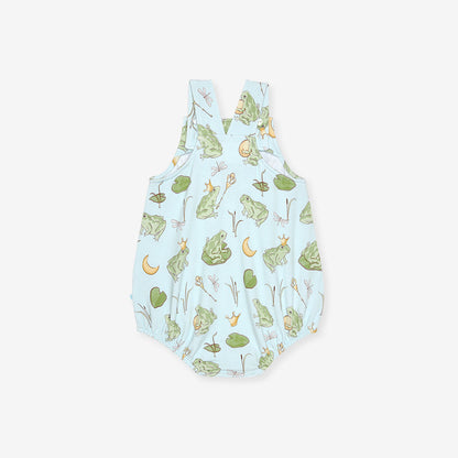 Louis French Terry Overall Bubble Romper