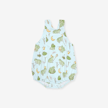 Louis French Terry Overall Bubble Romper