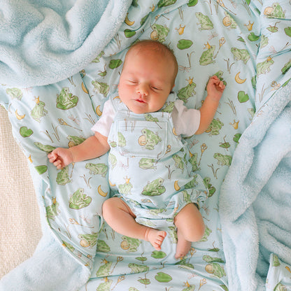 Louis French Terry Overall Bubble Romper