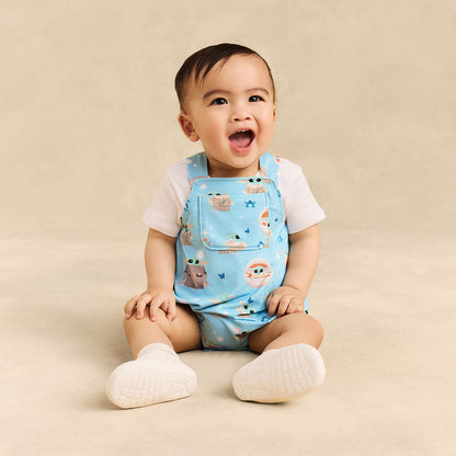 Star Wars™ Grogu French Terry Overall Bubble Romper