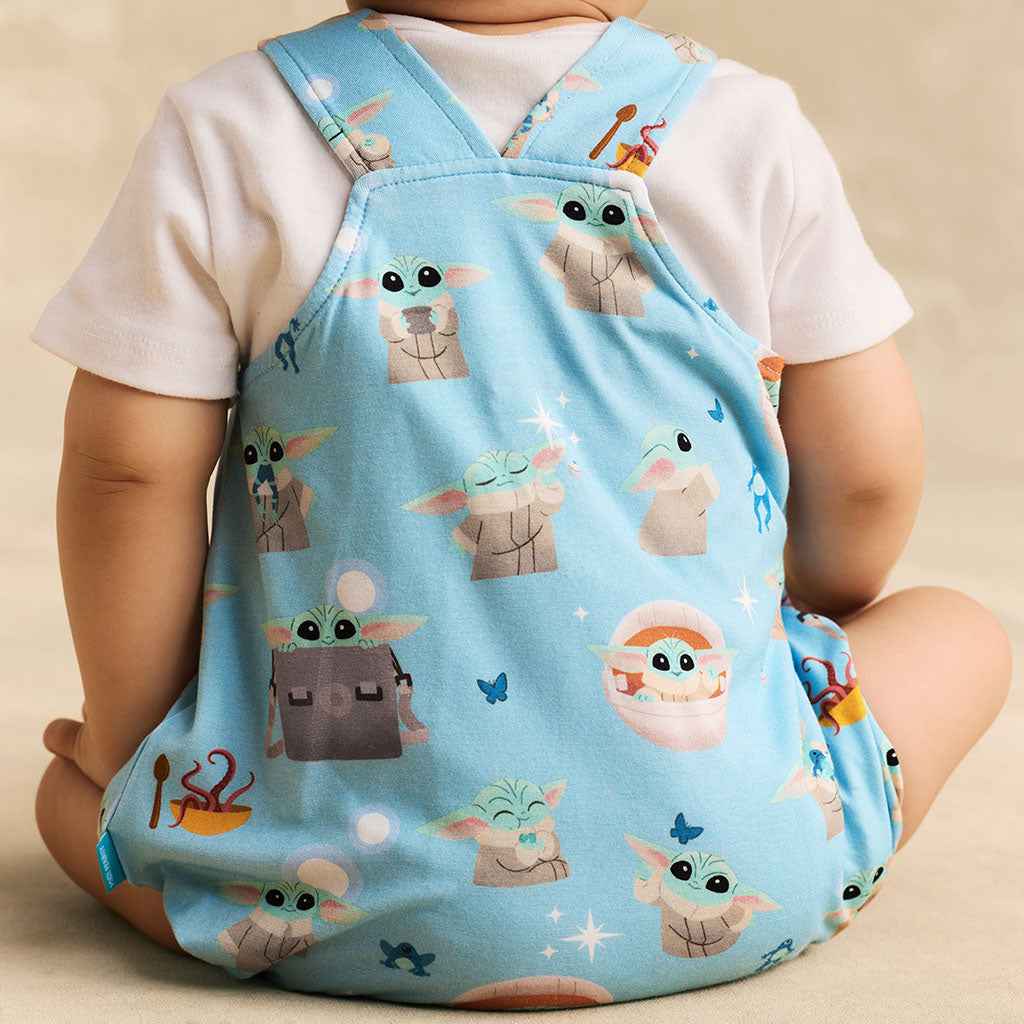 Star Wars™ Grogu French Terry Overall Bubble Romper