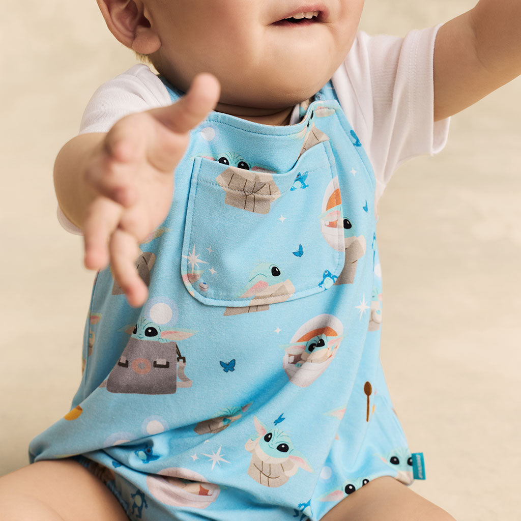 Star Wars™ Grogu French Terry Overall Bubble Romper