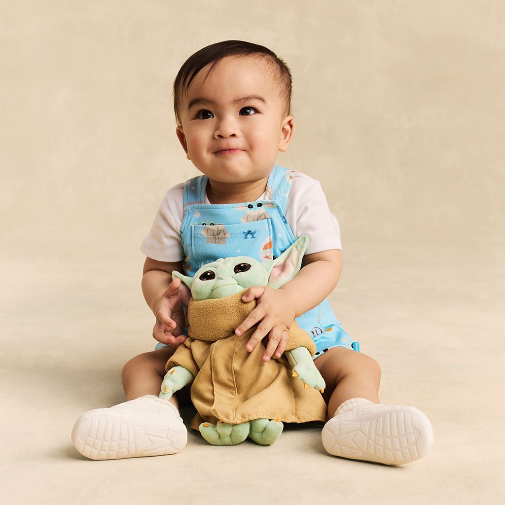 Star Wars™ Grogu French Terry Overall Bubble Romper