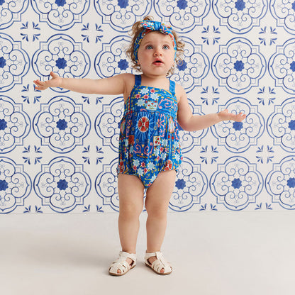 Carretto Tie Back Bubble Romper