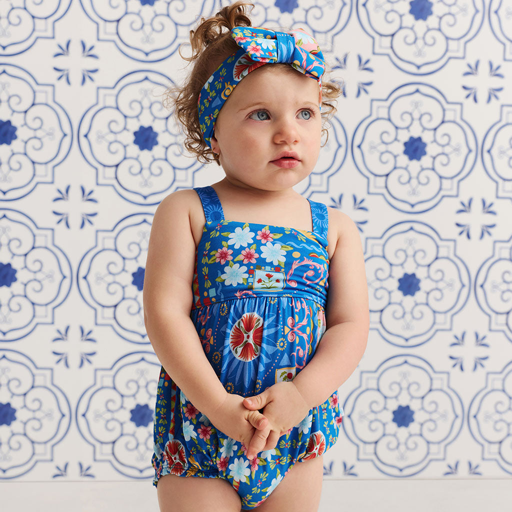 Carretto Tie Back Bubble Romper
