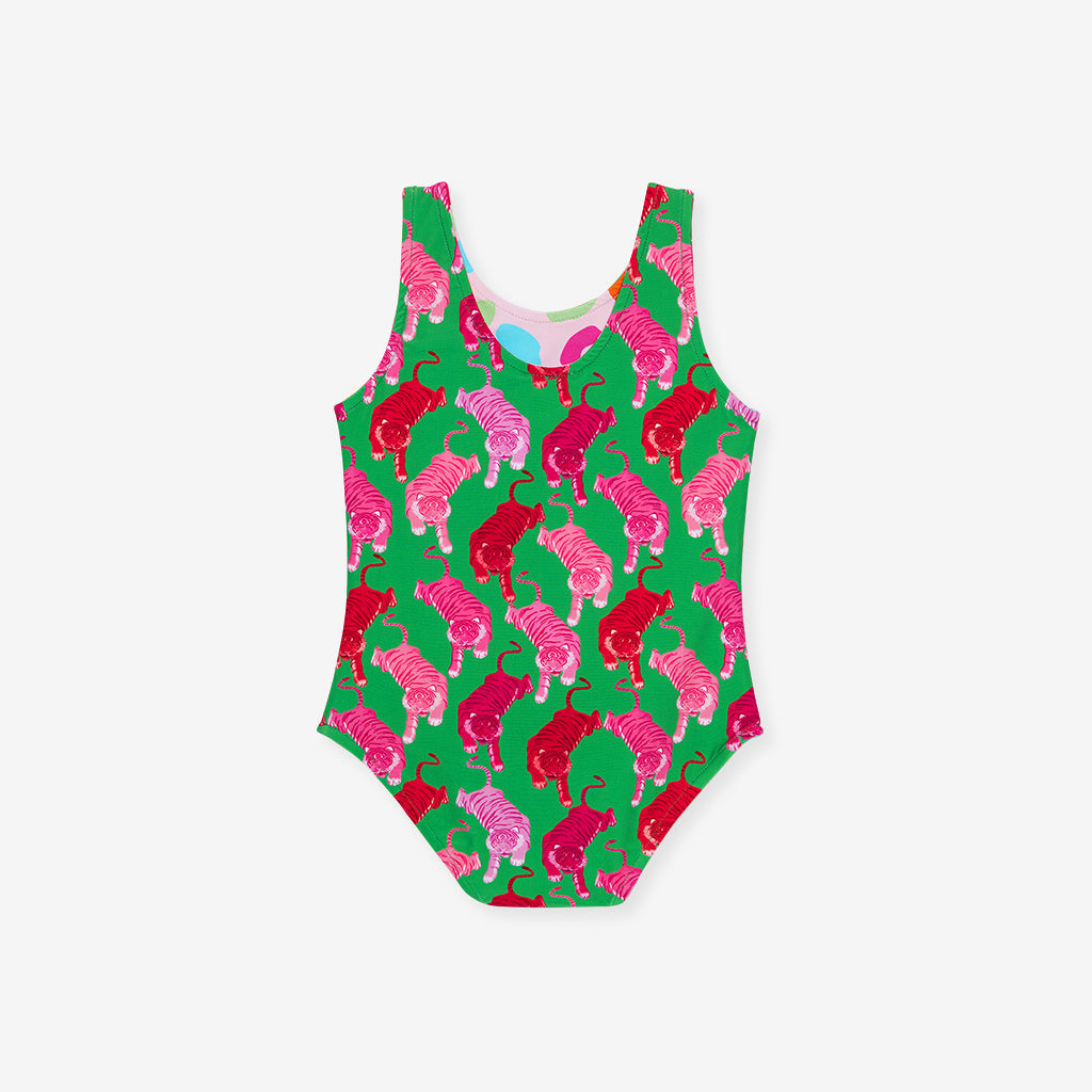 Le Tigre Green Reversible One Piece Swimsuit