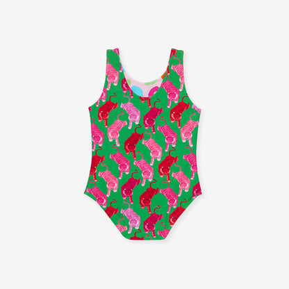Le Tigre Green Reversible One Piece Swimsuit