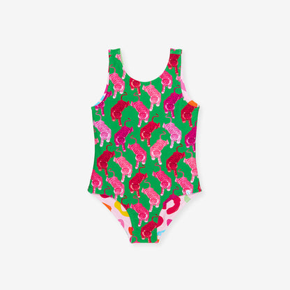 Le Tigre Green Reversible One Piece Swimsuit
