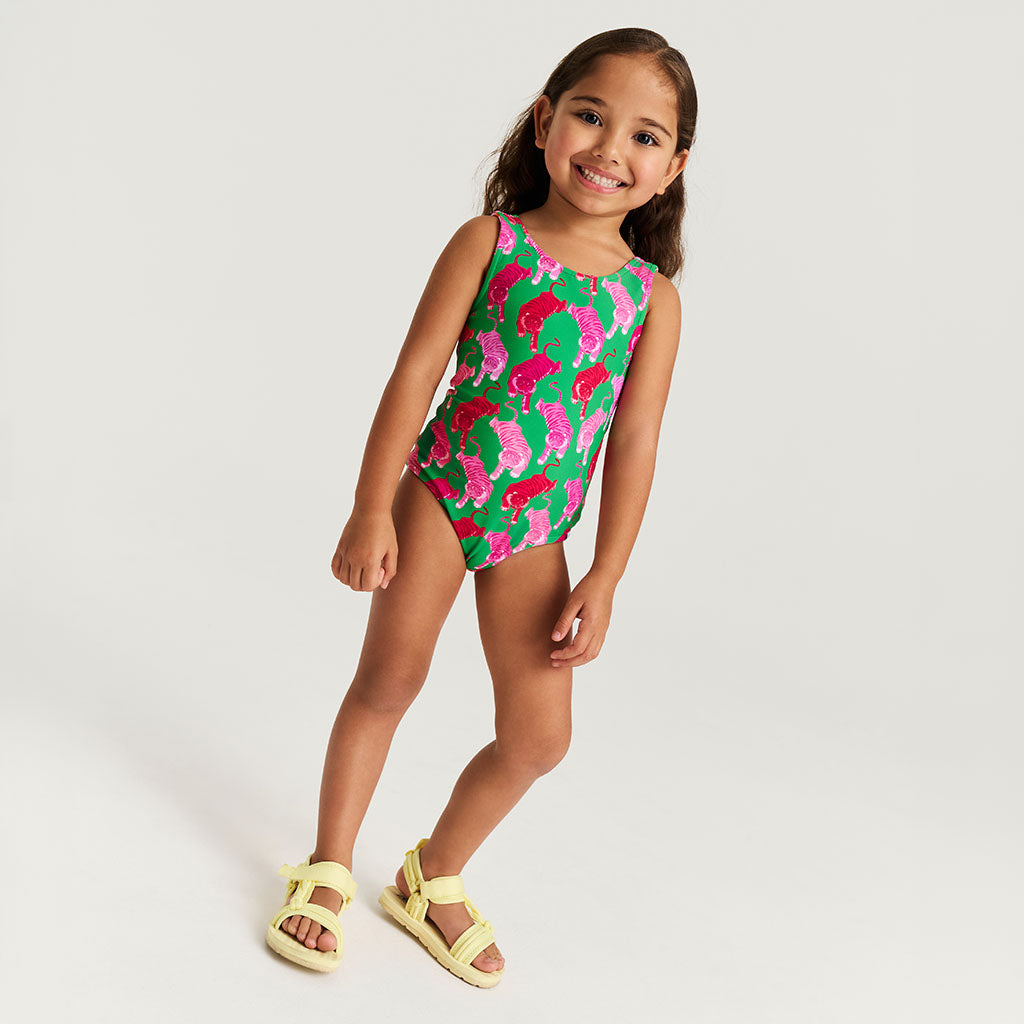 Le Tigre Green Reversible One Piece Swimsuit