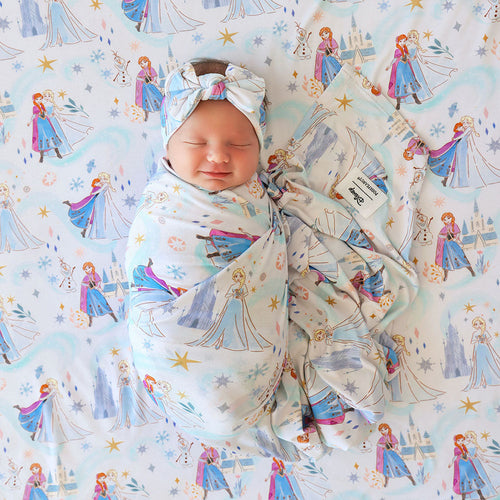 Disney Elsa & Anna Swaddle Headband Set