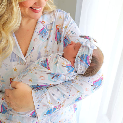 Disney Elsa & Anna Swaddle Headband Set
