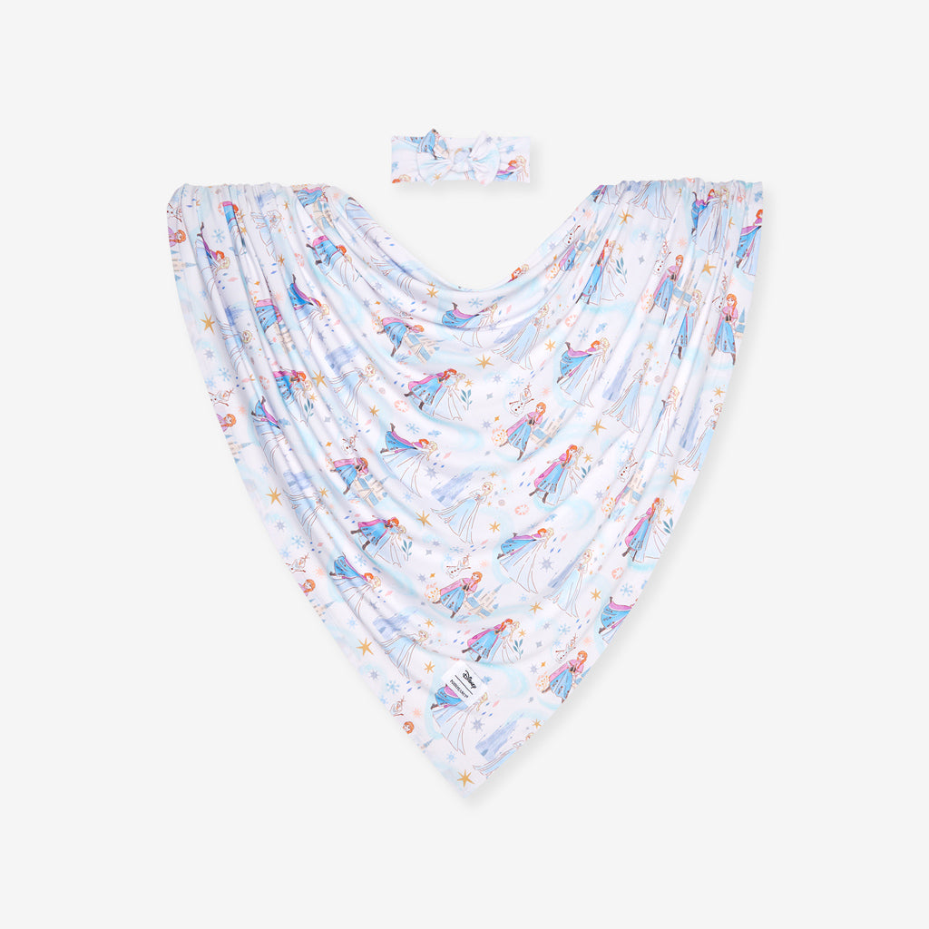 Disney Elsa & Anna Swaddle Headband Set