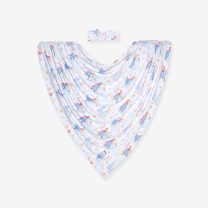 Disney Elsa & Anna Swaddle Headband Set