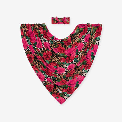 Wild Roses Swaddle Headband Set