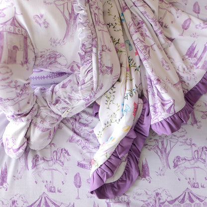 Babette & Kacey Ruffled Luxette Patoo® Blanket