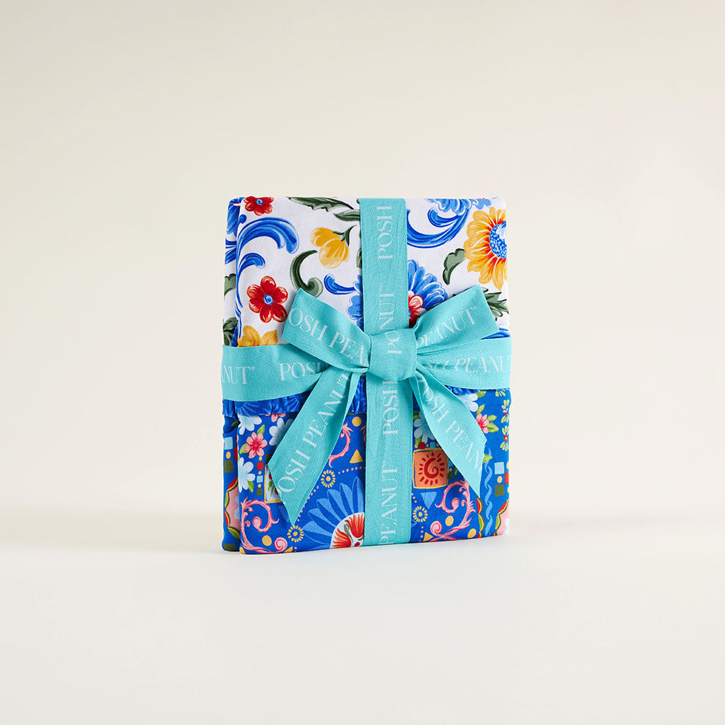 Fiore Italiani & Carretto Ruffled Luxette Patoo® Blanket