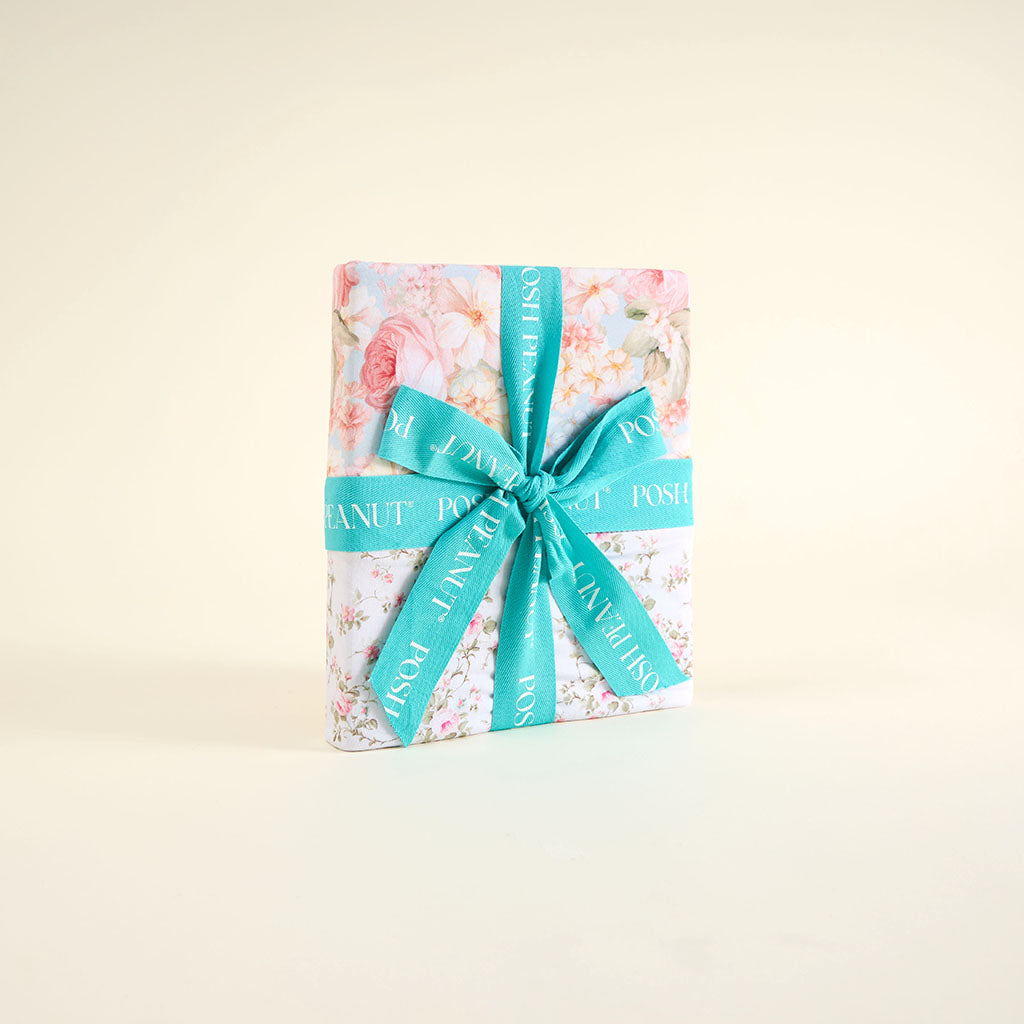 Rose Dreams & Riley Ruffled Luxette Patoo® Blanket