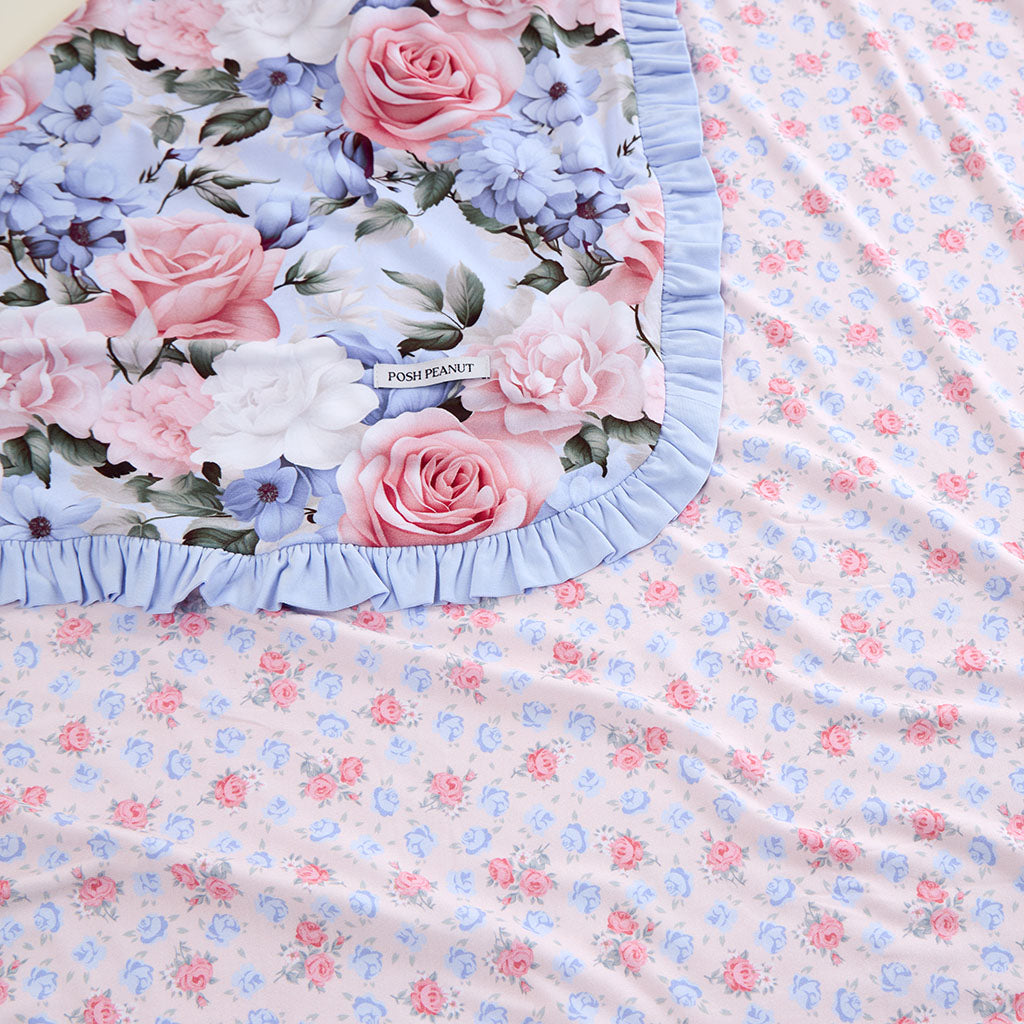 Marion & Laney Ruffled Luxette Patoo® Blanket