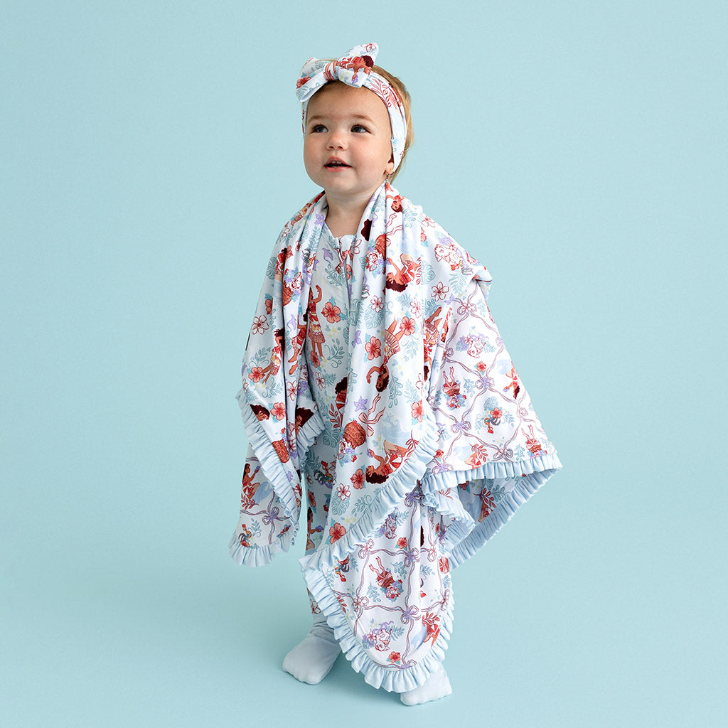 Disney Moana & Pua & Posh Moana Ruffled Luxette Patoo® Blanket