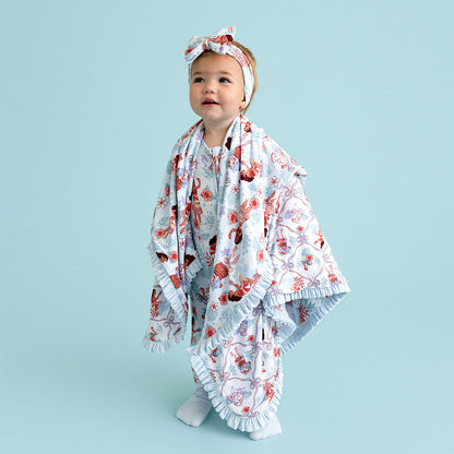 Disney Moana & Pua & Posh Moana Ruffled Luxette Patoo® Blanket