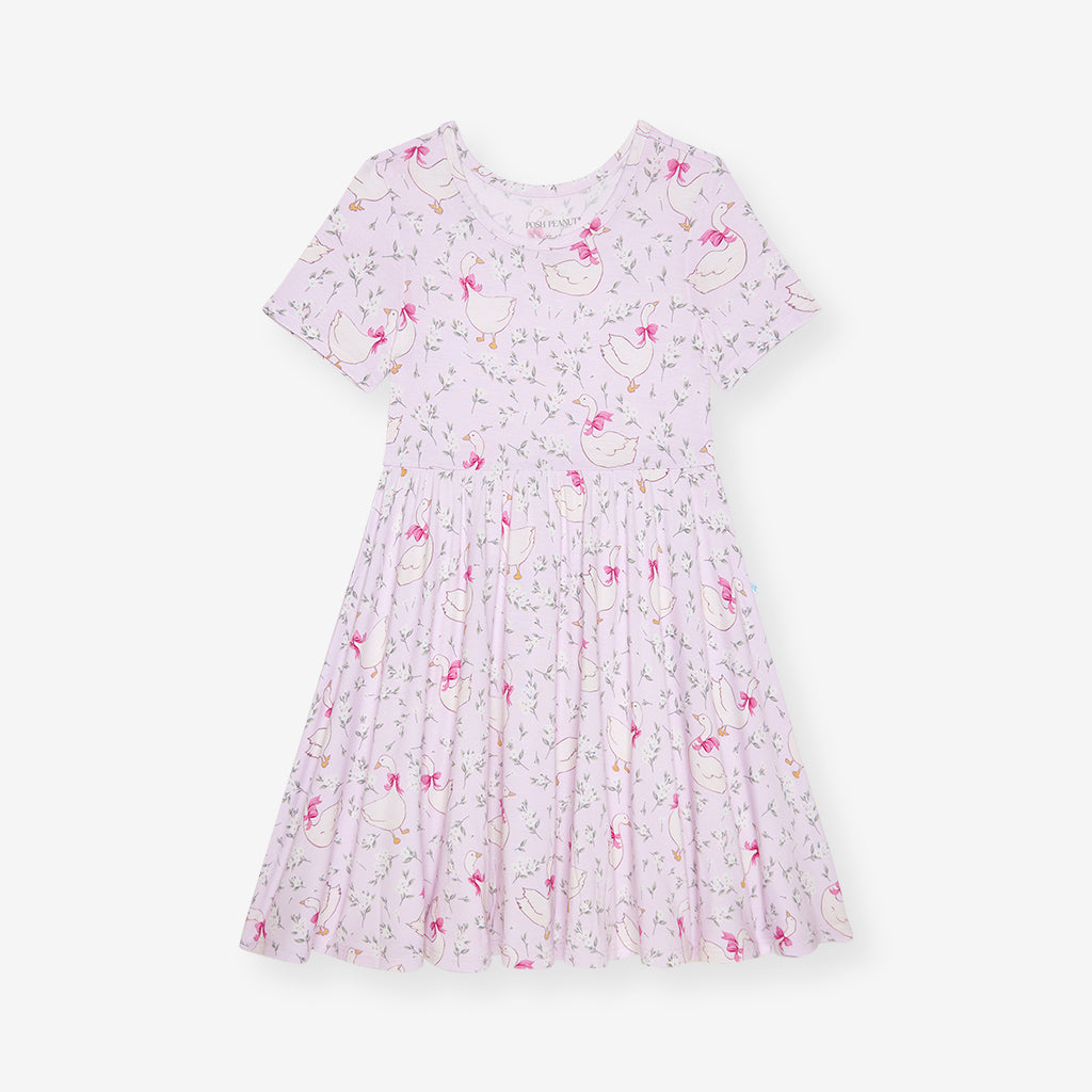 Goose Blossoms Twirl Dress