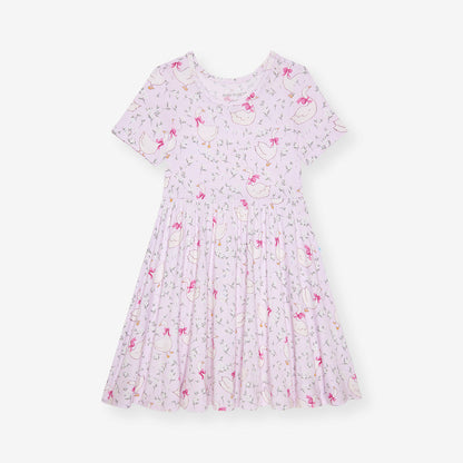 Goose Blossoms Twirl Dress