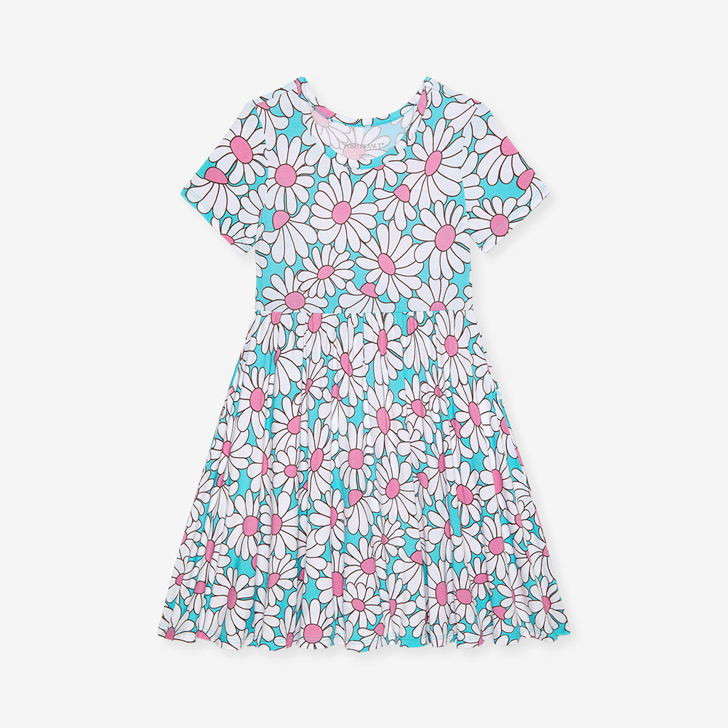 Retro Daisy Twirl Dress