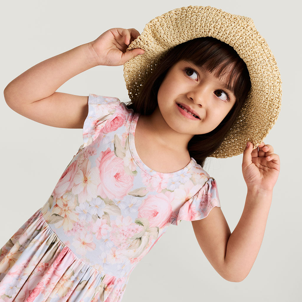 Rose Dreams Ruffled Twirl Dress