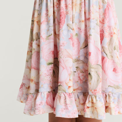 Rose Dreams Ruffled Twirl Dress