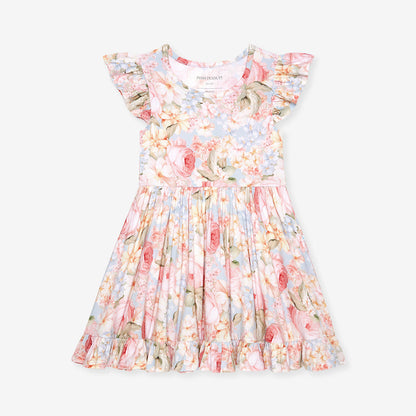 Rose Dreams Ruffled Twirl Dress