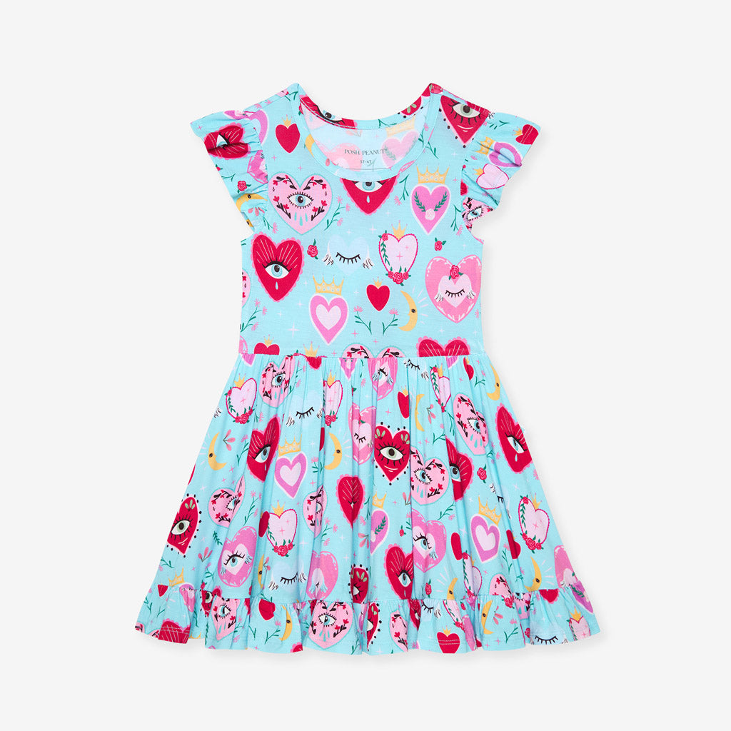 Sweet Fiona Ruffled Twirl Dress