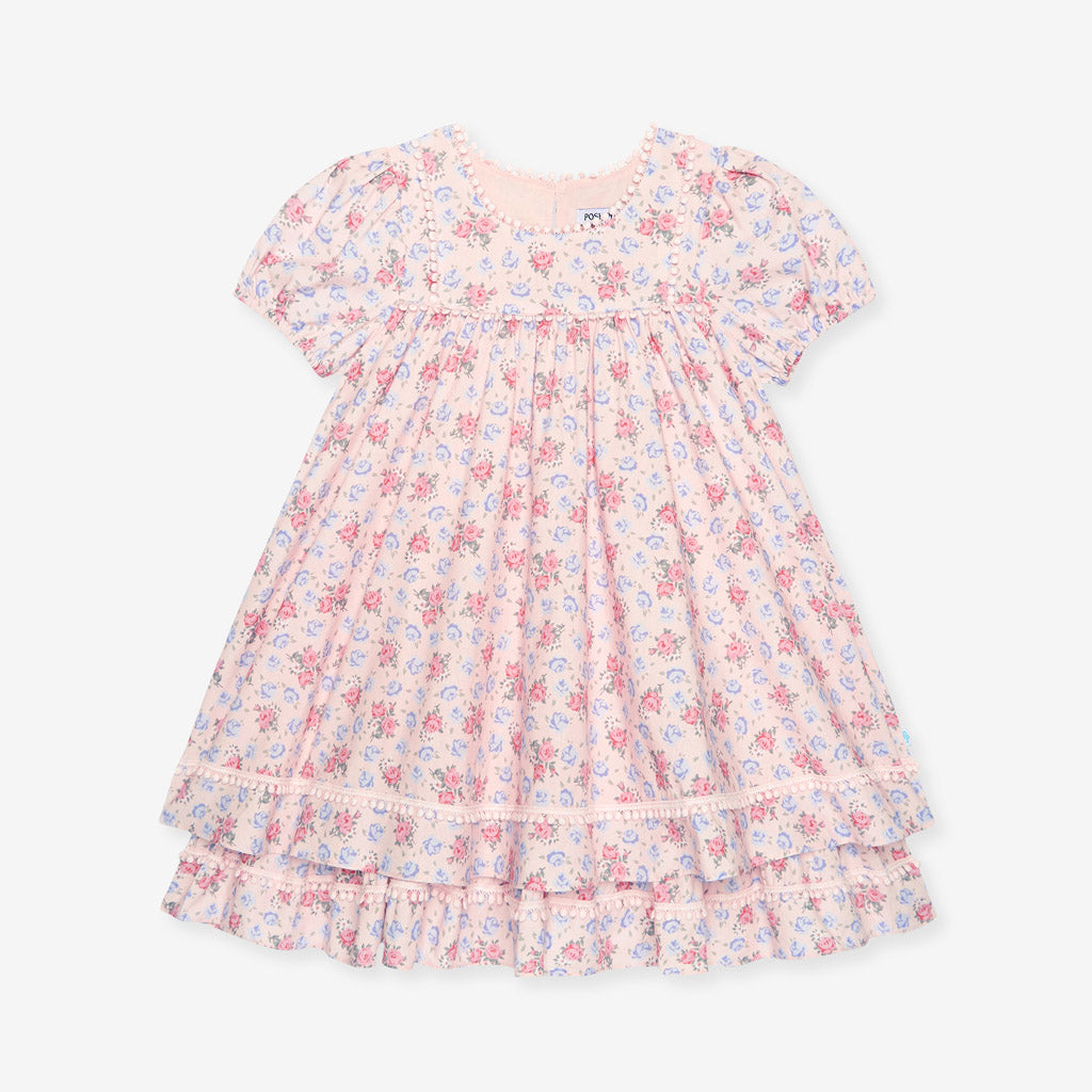Laney Bamboo Challis Babydoll Dress