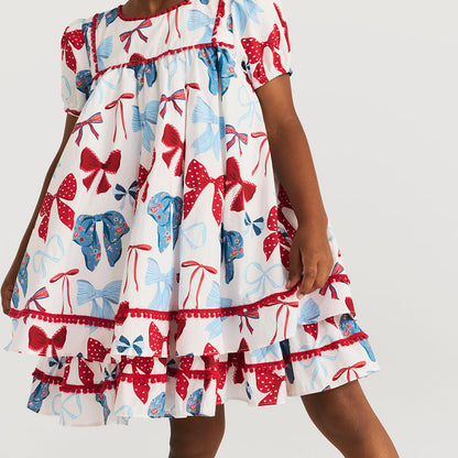 Martha Bamboo Challis Babydoll Dress