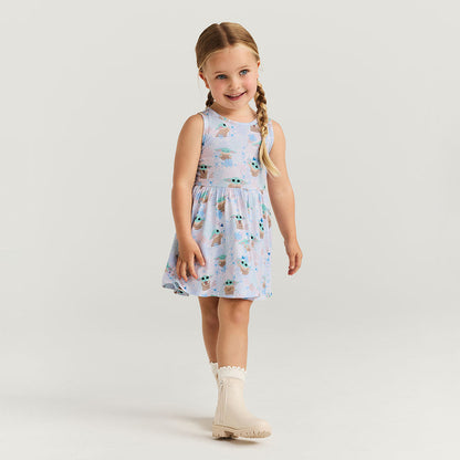Star Wars™ Grogu Garden Bow Back Twirl Dress