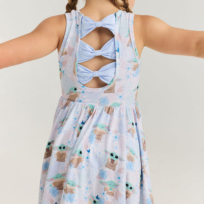 Star Wars™ Grogu Garden Bow Back Twirl Dress