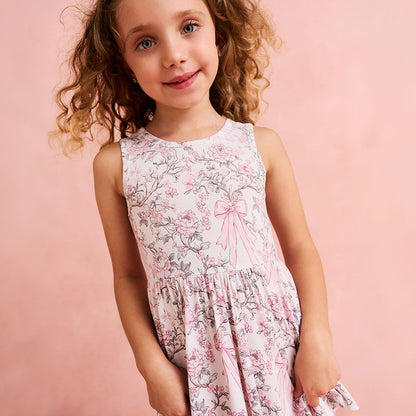 Irene Bow Back Twirl Dress