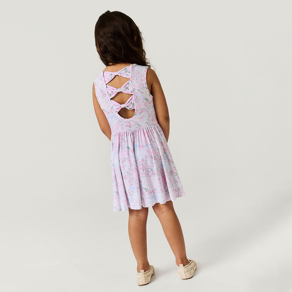 Josephine Bow Back Twirl Dress