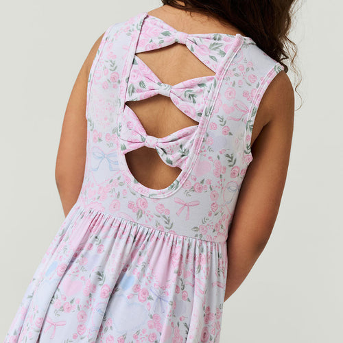 Josephine Bow Back Twirl Dress