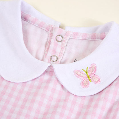 Garden Gingham Pink Petticoat Dress