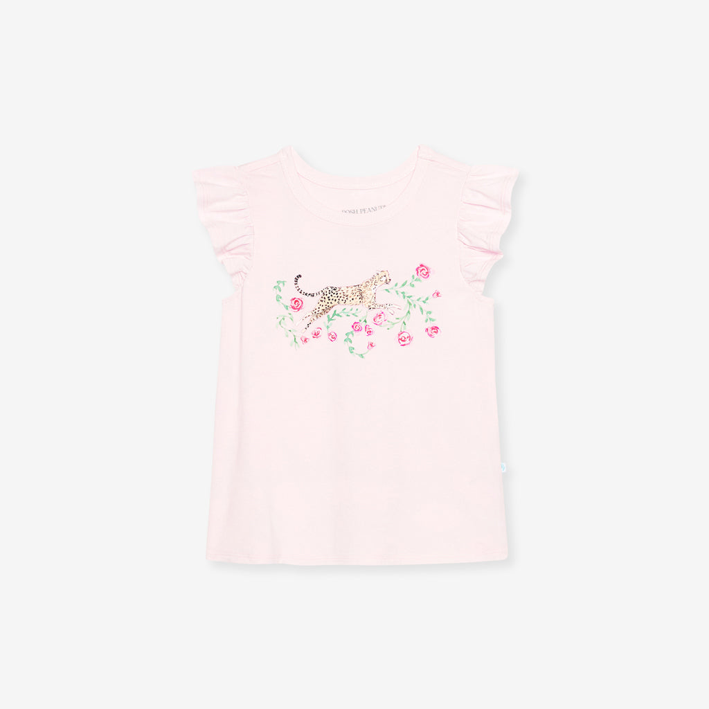 Lyra Jumping Ruffled Graphic Tee
