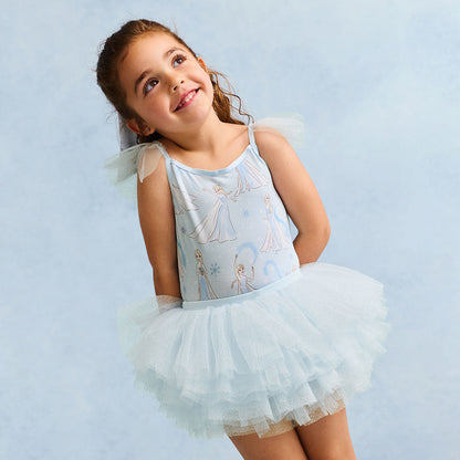 Wintery Blue Tulle Skort
